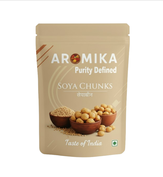 Aromika Soya Chunks | Soyabean | Glycinemax | Soya Bari